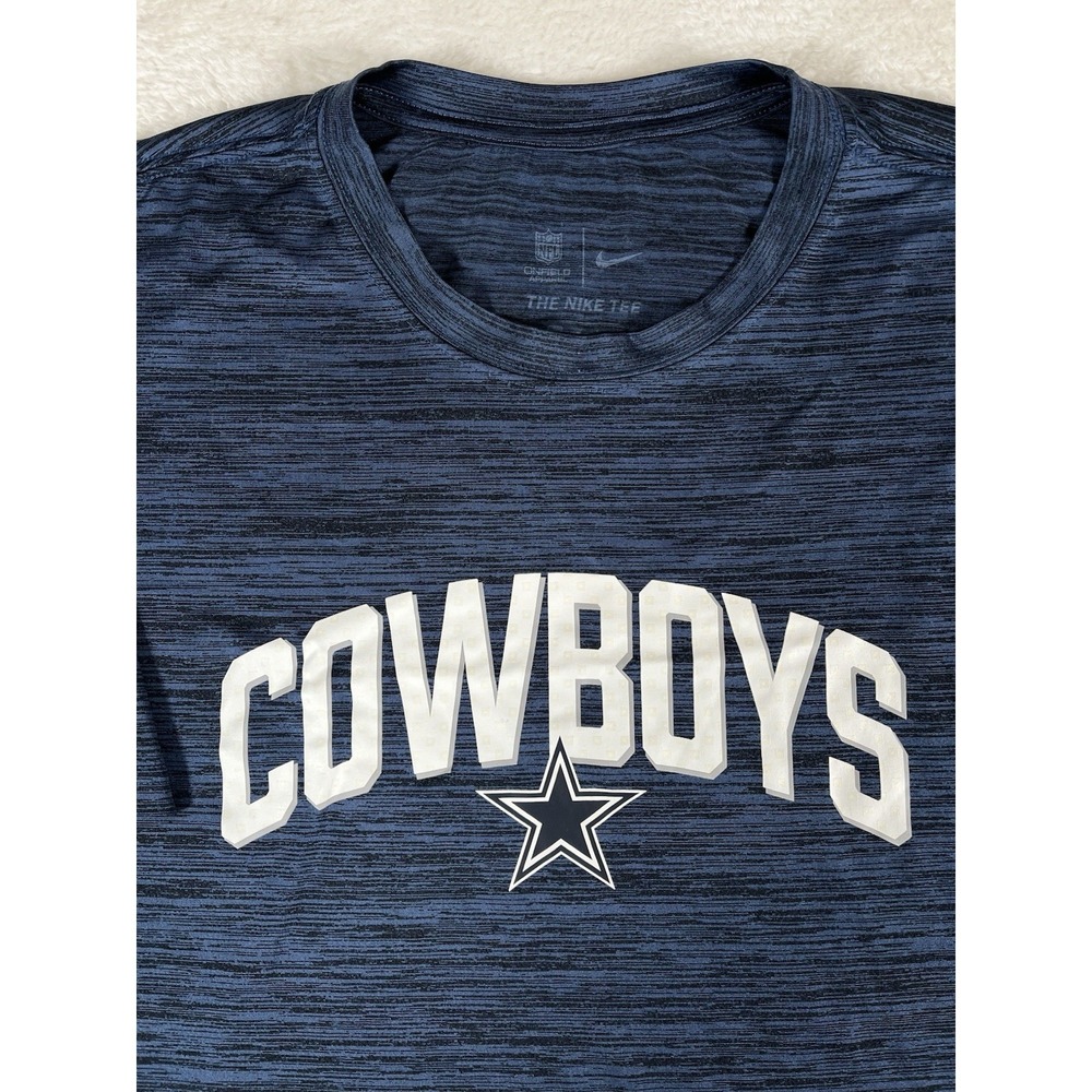 Nike Dri Fit Dallas Cowboys NFL Sideline Blue Short Sleeve T Shirt Men's‎ XXL - Picture 4 of 9